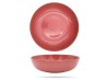 Talerz głęboki Rondo 21 cm koral  porcelana LUBIANA