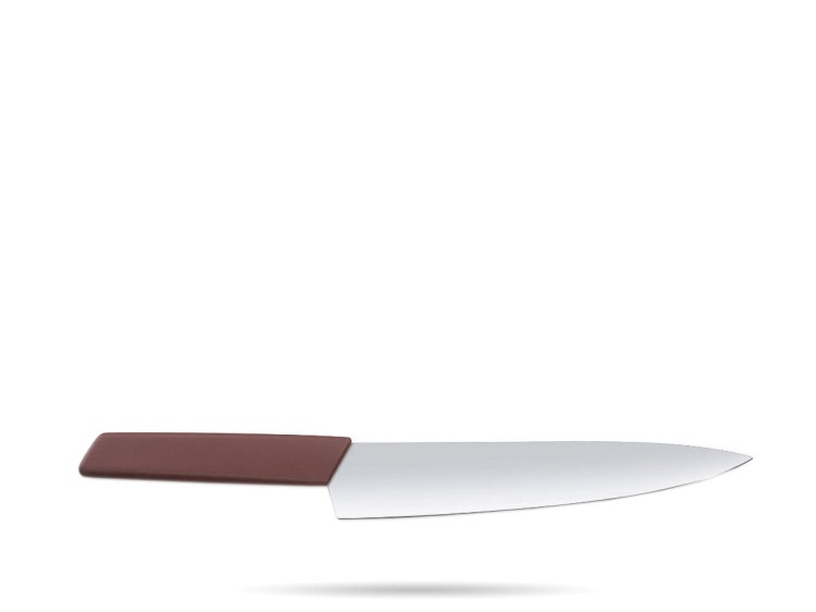 Nóż do mięsa 22 cm bordowy Swiss Modern VICTORINOX