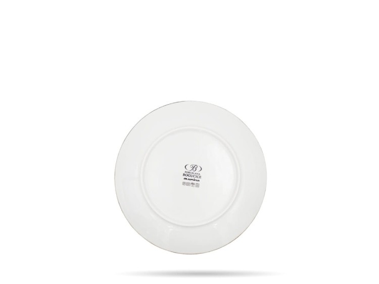 Talerz deserowy 22 cm Cottage White BOGUCICE