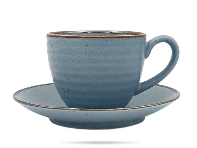 Filiżanka ze spodkiem Circus Blue BOGUCICE