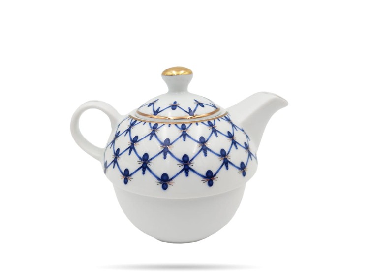 Tea for one filiżanka z czajniczkiem Swietłana PORCELANA BOGUCICE