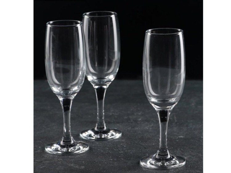 6 x Kieliszek do szampana 190 ml Bistro PASABAHCE