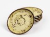 Spodek do filiżanki Olive 14 cm zielony Earth Colours porcelana FINE DINE