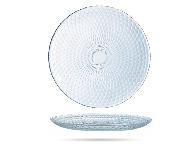 Serwis obiadowy dla 6 osób 18 elementów przezroczysty Pampille LUMINARC