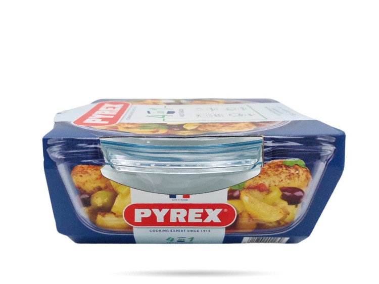 Szklane naczynie żaroodporne z pokrywą średnica 26 cm 5,1 L PYREX