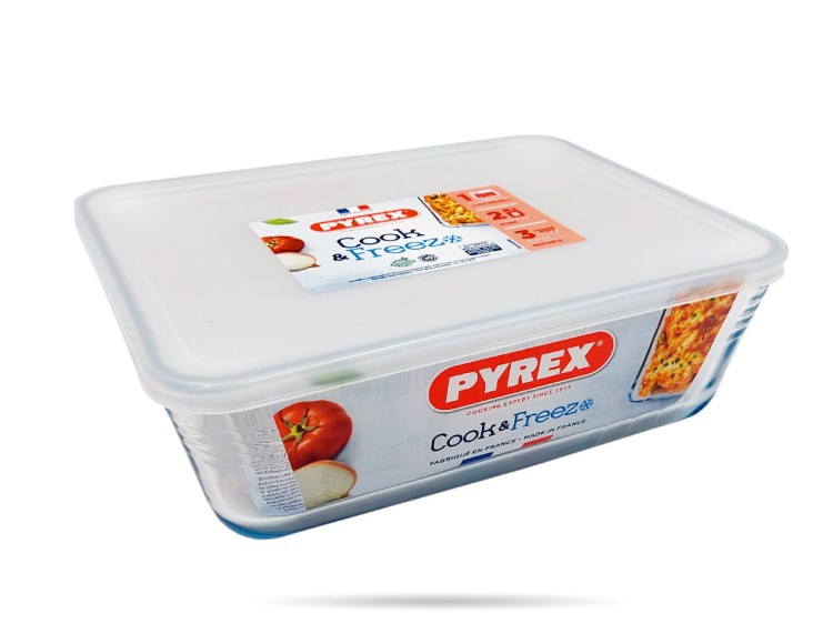 Naczynie żaroodporne pudełko z pokrywą 1,5 L Cook&amp;Freez PYREX