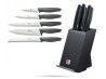 Zestaw noży blok czarny Richardson Sheffield AMEFA