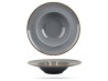 Talerz do pasty risotto Stone Seasons 30 cm szary porcelana PORLAND