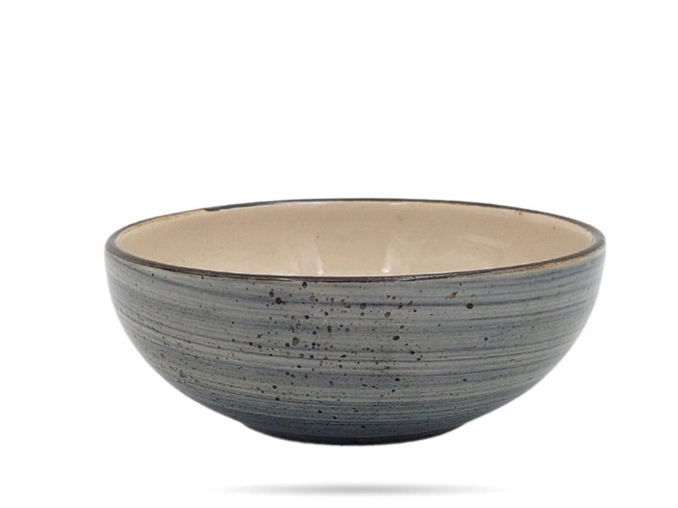 Salaterka 16 cm Still Rustic Szary KERA CERAMIKA