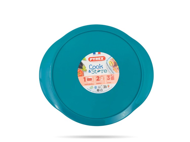 Okrągłe naczynie żaroodporne z pokrywką 23 cm 2,3 L Cook &amp; Store  PYREX