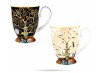 Kubki w sercu Klimt Drzewo życia 300 ml 2 szt porcelana na prezent CARMANI