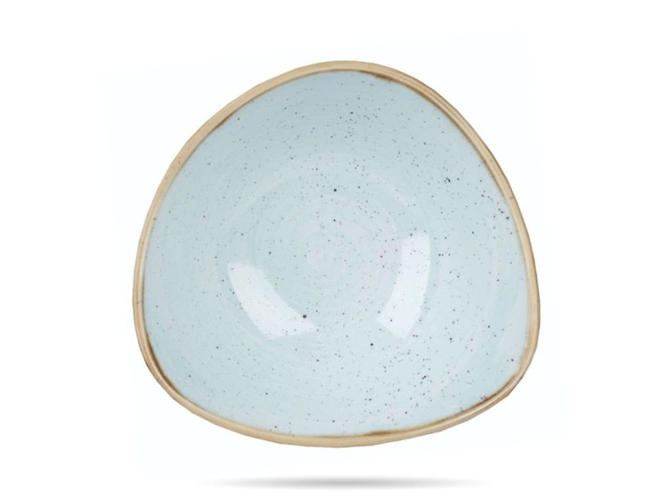 Salaterka trójkątna 260 ml 15,3 cm Duck Egg Blue porcelana CHURCHILL