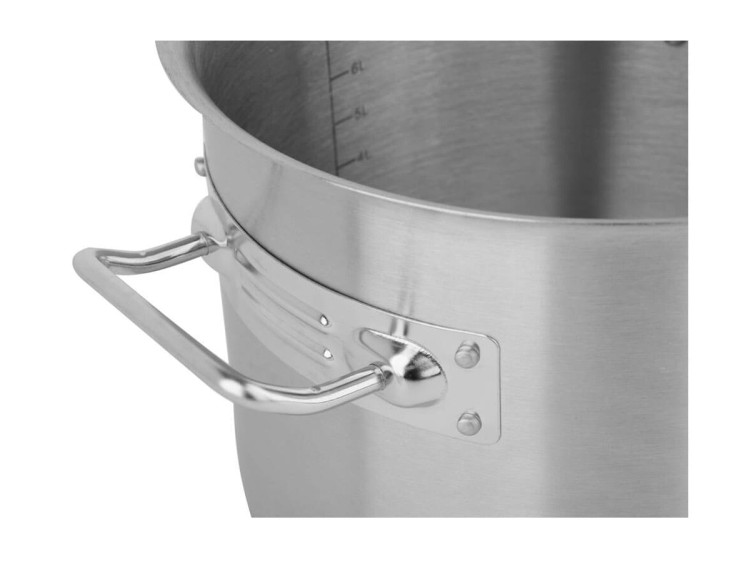 Garnek gastronomiczny z pokrywą 17 L średni 32 x 22 cm stal YATO GASTRO
