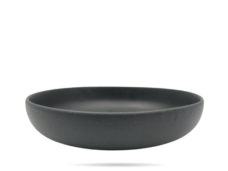 Talerz głęboki 21 cm Nordica Terrea Black Alumina PORCELANA BOGUCICE