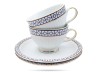 Filiżanki ze spodkami 200 ml 2 szt Patra prezent PORCELANA BOGUCICE