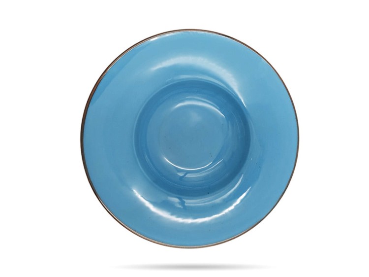Talerz głęboki pasta 27,5 cm Rustic Blue niebieski Alumina PORCELANA BOGUCICE