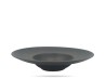 Talerz do pasty risotto 28 cm czarny Terrea Black PORCELANA BOGUCICE