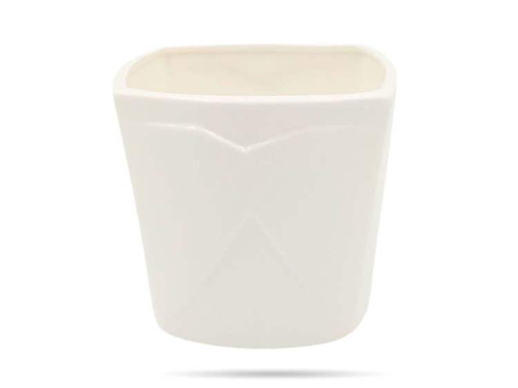 Wysoka salaterka na przekąski 850 ml kwadratowa porcelana Bologna ARCOROC