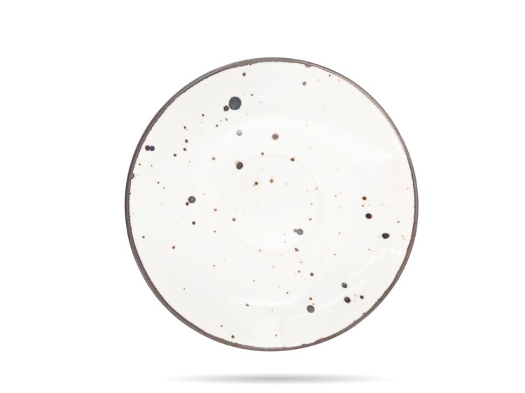 Bulionówka ze spodkiem 450 ml biała Cottage White PORCELANA BOGUCICE