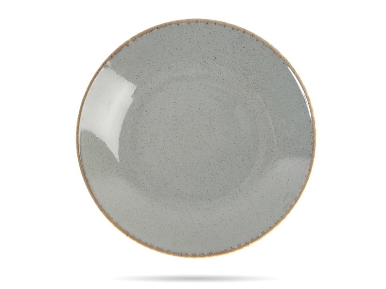 Talerz głęboki coupe Stone Seasons 26 cm szary porcelana PORLAND