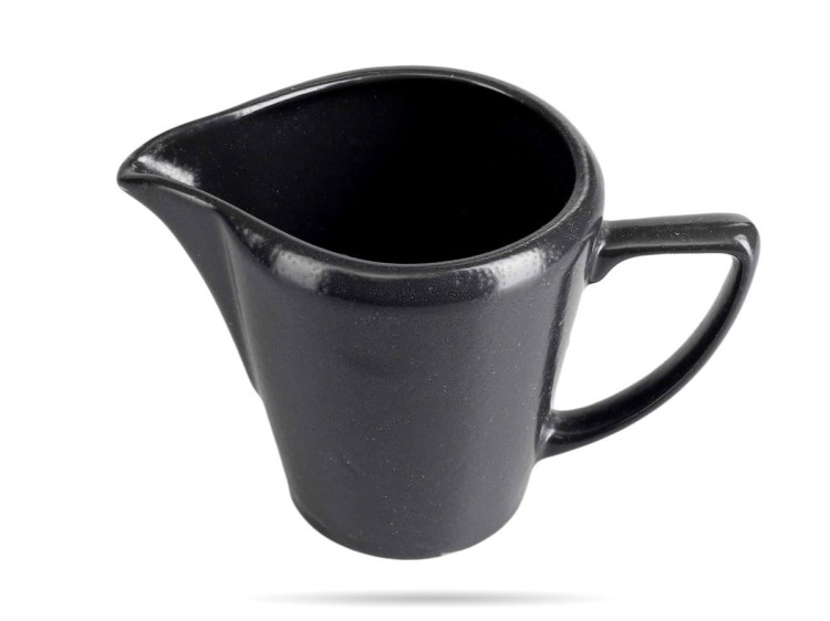 Dzbanuszek na mleko Coal Seasons 150 ml mlecznik czarny porcelana PORLAND