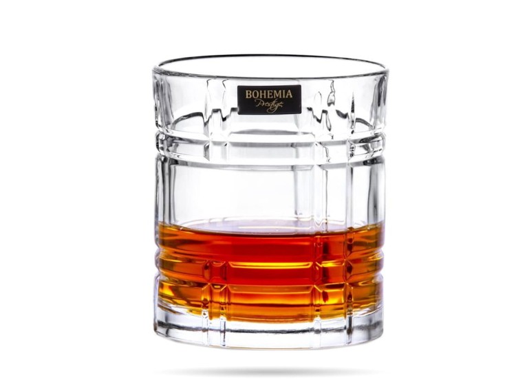 2 x Szklanka do whisky Prestige Sempre Tuba 340 ml kryształ BOHEMIA
