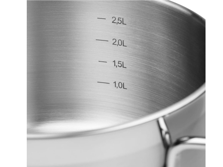 Komplet garnków Brava 4 garnki z pokrywkami stal GERLACH