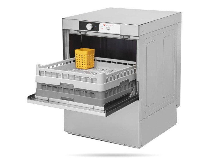 Zmywarka do naczyń 6,2 KW 400 V kosz 50 x 50 cm pompa spustowa RESTO QUALITY