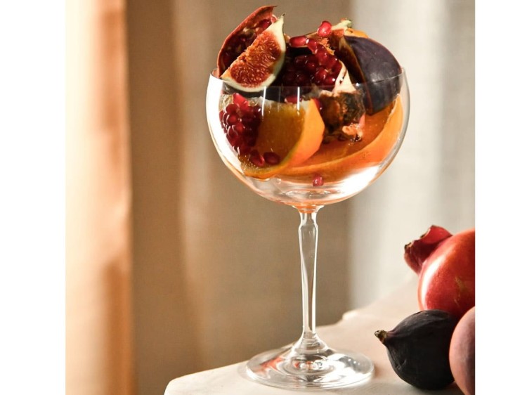 Kieliszki do wody koktajli 470 ml zestaw 4 szt goblet Roma KROSNO