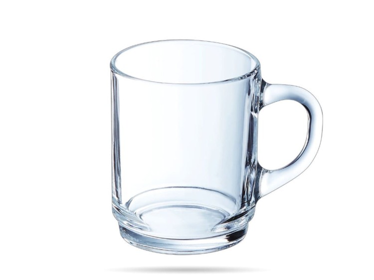 Kubki sztaplowane 250 ml przezroczyste zestaw 6 szt Empilable LUMINARC