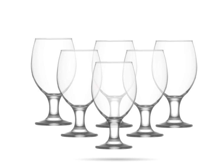 6 kieliszków do piwa 400 ml MISKET LAV