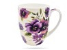 Kubek kwiaty bratki 420 ml porcelana na prezent CARMANI