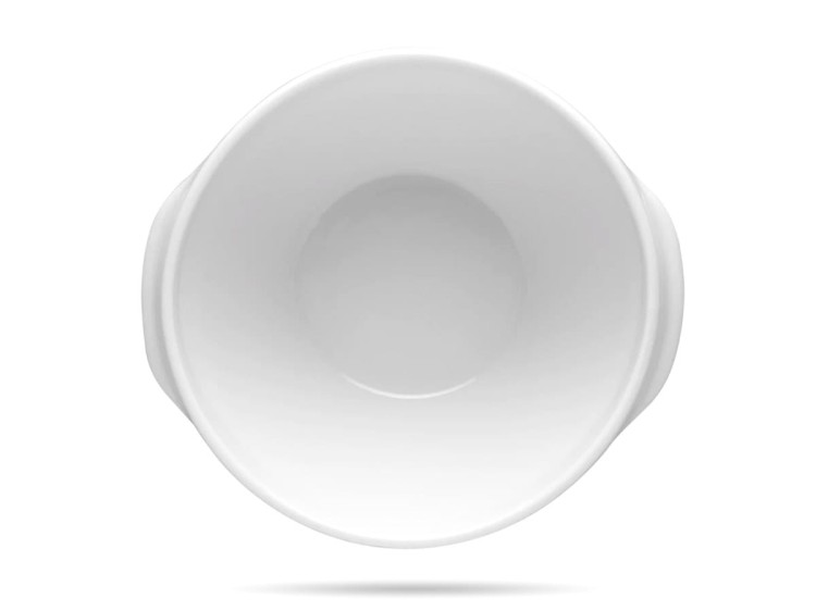 Bulionówka z uszkami 300 ml biała porcelana Kaszub Hel LUBIANA