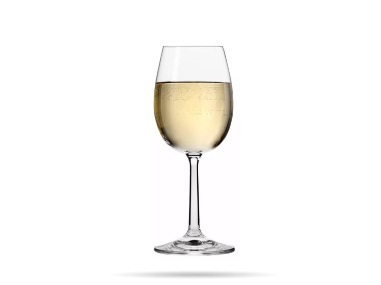 6 kieliszków wino białe 250 ml PURE  KROSNO
