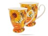 Kubki w sercu Van Gogh Słoneczniki 300 ml 2 szt porcelana na prezent CARMANI