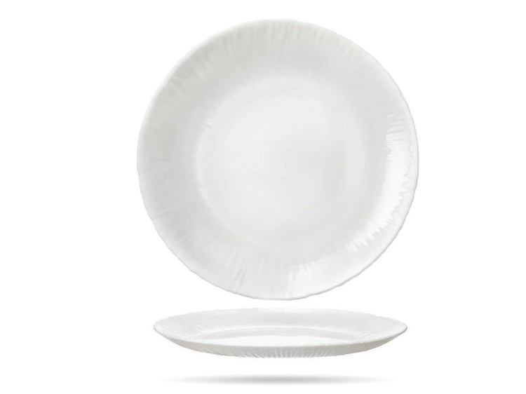 Talerz obiadowy 27,5 cm talerz płytki biały Coconut BORMIOLI ROCCO