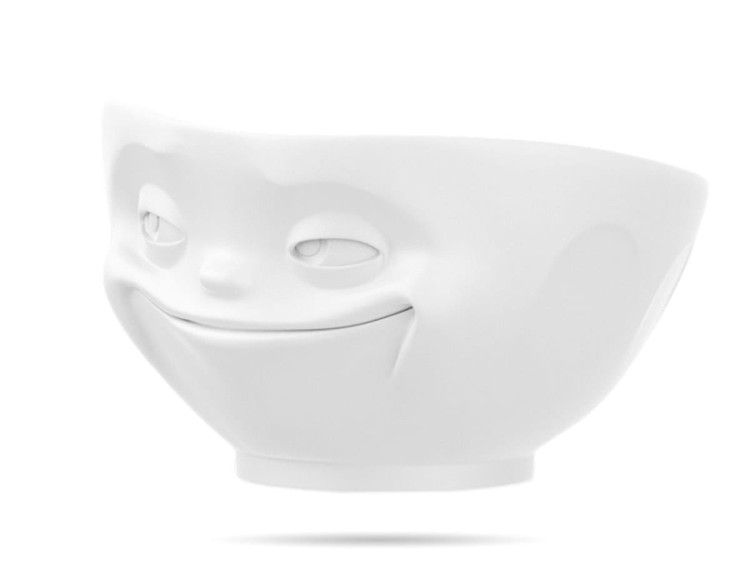Uśmiechnięta salaterka 500 ml Grinning! porcelana Tassen 58PRODUCTS