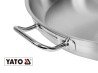 Duża patelnia stalowa gastro indukcja 40 cm YATO