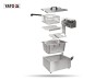 Frytownica 2-komorowa 2 x13 L, 2x 3,3kW YATO