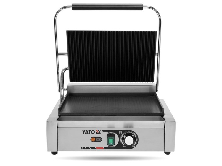 Grill kontaktowy Panini 1/2 płaski 44 cm YATO