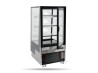 Witryna chłodnicza 300 L czarna 65x80x144 cm YATO
