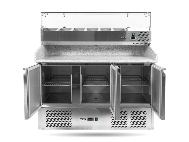 Stół chłodniczy do pizzy 368L 6xGN1/4 YATO