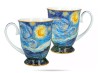 Kubki w sercu prezent 280 ml Gwiaździsta noc Van Gogh CARMANI