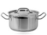 Garnek gastronomiczny niski z pokrywą 3,3 L YATO