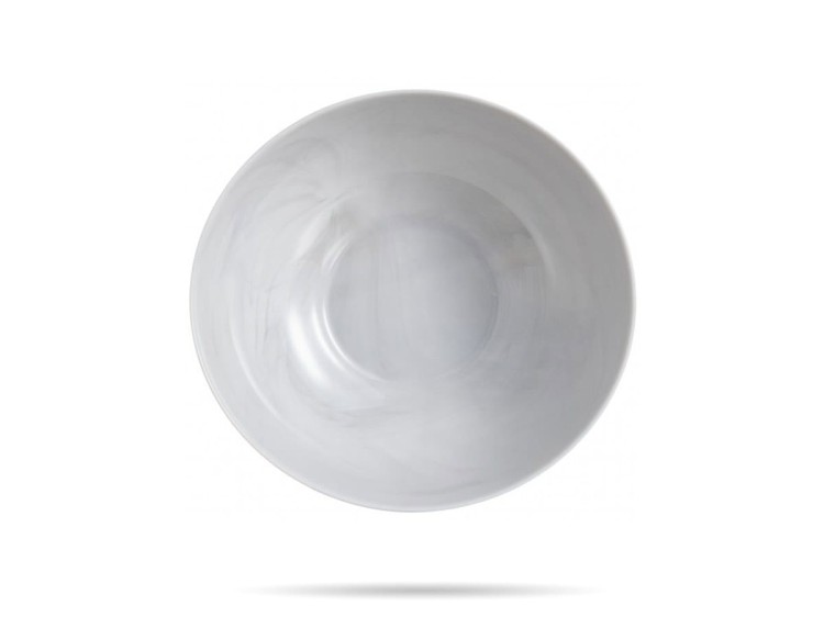 Serwis obiadowy z dużą salaterką dla 6 os 19 el szary Marble Diwali LUMINARC
