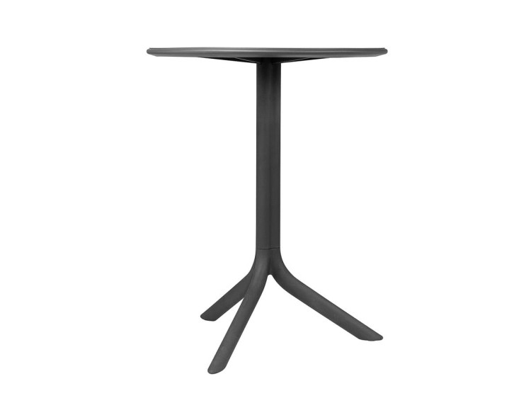Stolik ogrodowy Spritz czarny antracyt ∅ 60,5 cm, wys. 76,5 i 40 cm NARDI
