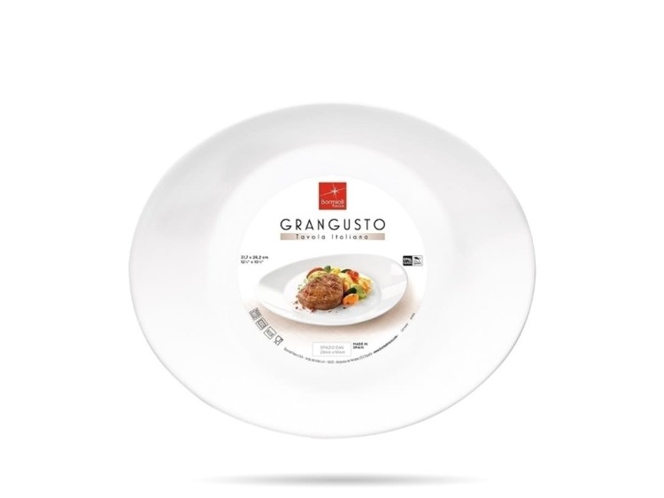 Talerz stekowy 31 cm biały Grangusto BORMIOLI ROCCO