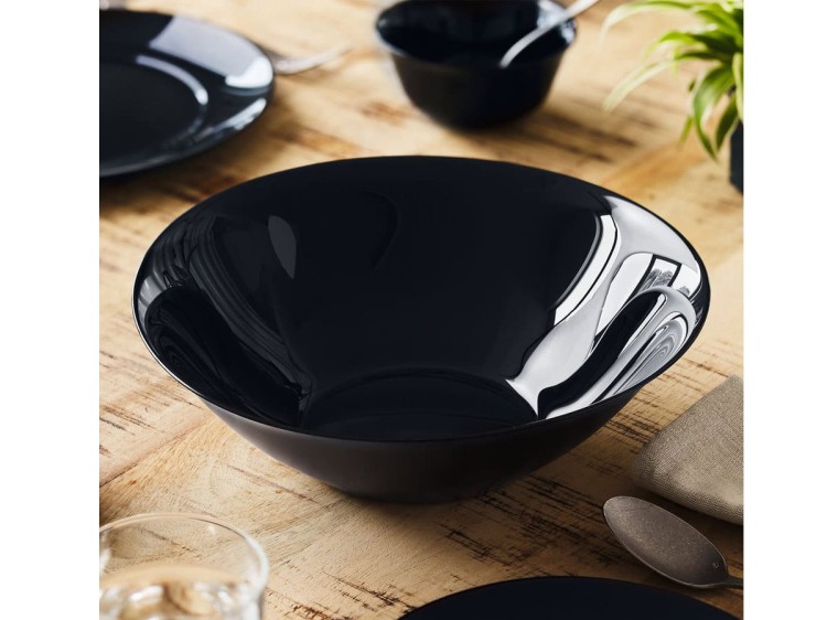Salaterka miska 27 cm 2 L czarna Carine LUMINARC