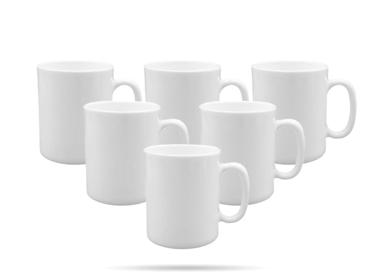 6 x Biały kubek Evolution 320 ml opal ARCOROC