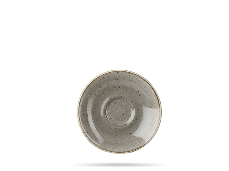 Spodek do filiżanki 11,8 cm Peppercorn Grey Stonecast CHURCHILL
